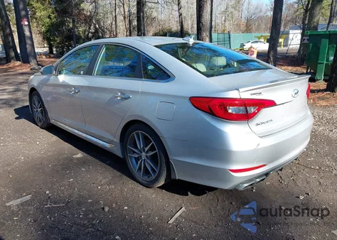 2015 Hyundai Sonata Sport 2.0T from USA, damaged, VIN 5NPE34AB8FH208806